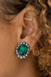 Gala Glamour - Green Clip-On